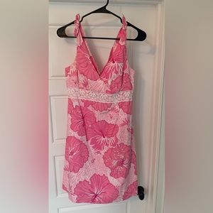 Lilly Pulitzer Pink Floral Dress